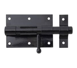 Задвижка GAH ALBERTS черный лак 16/160мм, 137021 