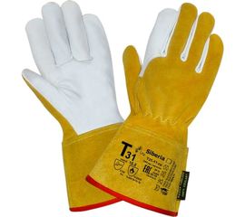 Краги сварщика 2Hands овечья кожа/спилок Т31-11-ru Siberia 