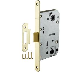 Врезная защелка Fuaro PLASTIC P96WC-50 GP латунь 33615 