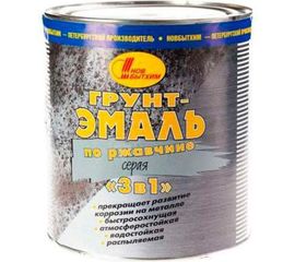 Грунт-эмаль по ржавчине 3в1 НОВБЫТХИМ серая 3 л 1/6 10468 