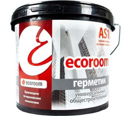 Акриловый герметик ECOROOM AS-10 универсальный общестроительный 7 кг E-Герм-4179/7 