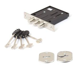 Врезной замок МЕТТЭМ ЗВ8-02 5 ключей ЗВ8 802.0.0 10295 