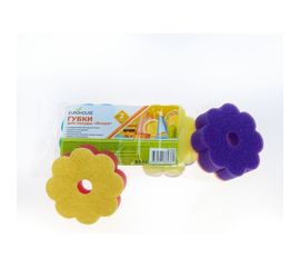 Губка для посуды EUROHOUSE Флора 2 шт 13935 