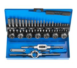 Набор метчиков и плашек Зубр ПРОФЕССИОНАЛ сталь Р6М5, 32 предмета 28110-H32 