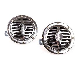 Звуковой сигнал SKYWAY SUPER HORN, дисковый, d=125 мм, 12V, 105dB, металл, 2 шт, S07601001 