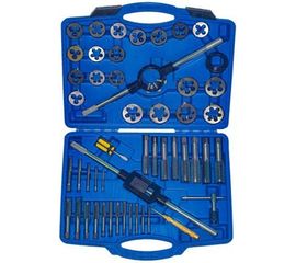 Набор метчиков и плашек VERTUL метрический, 51 предмет VR50547 