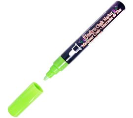 Меловой маркер для стекла MARVY UCHIDA 1,5-6 мм неон-зел. MAR480/4F 