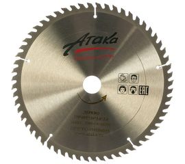Диск пильный по дереву (270х30 мм; 60T; ч/рез) АТАКА 8079670 