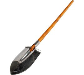 Штыковая лопата из нержавеющей стали, деревянный черенок ЗУБР Мастер-НС 39443 