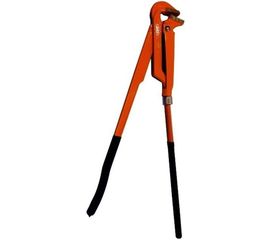 Трубный газовый ключ Буревестник №4, CrV, обрезиненная ручка 30 