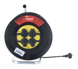 Удлинитель Радист РБК16-270-005 катушка 10А 4 гнезда 2*1 40м чёрный 980 