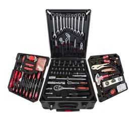 Набор инструментов в пластиковом кейсе с алюминиевыми вставками КУЗЬМИЧ 187 предметов НИК-001/187 0R-00000489 