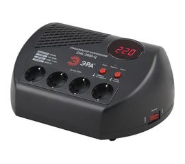 Компактный стабилизатор напряжения ЭРА СНК-2000-Ц ц.д., 160-260В/220В, 2000ВА Б0031075 