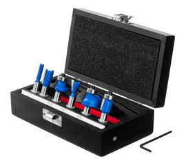 Набор фрез по дереву (6 шт; хвостовик 8 мм) Зубр 28795-H6 