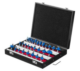 Набор фрез по дереву (30 шт; хвостовик 8 мм) Зубр 28796-H30 