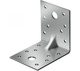 Крепёжный усиленный уголок КРЕП-КОМП KUU-90х90х65х2 мм 25 шт куу9065-25 