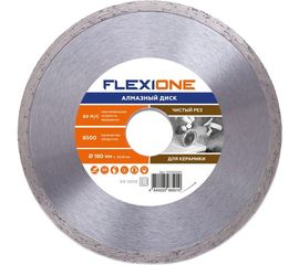 Диск алмазный со сплошной кромкой по керамической плитке (180х22.2 мм) Flexione 50000245 