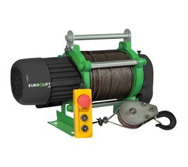 Электрическая лебедка (300/600кг, 70/35м, 220 В) EURO-LIFT KCD 0019834 