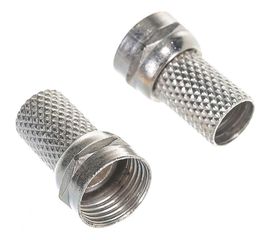 Коннектор F Cablexpert 18mm, для кабеля RG6, 5шт SPL6-01 