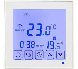 Терморегулятор сенсорный с автоматическим программированием R200W, белый Rexant 51-0573 