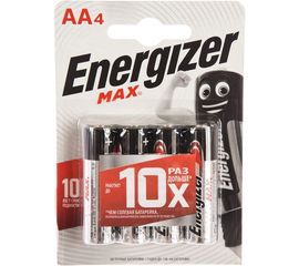 Щелочная батарейка LR6 AA MAX 1.5В бл/4 ENERGIZER 7638900411409 