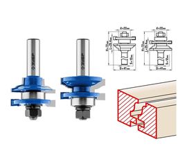 Набор фрез рамочных №1 (2 шт; хвостовик 12 мм) Зубр 28771-41.3-H2 