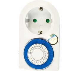 Электронная розетка-таймер Elektrostandard TMH-M-3 16A x1 IP20 Белый a026136 