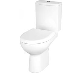 Унитаз-компакт Cersanit Nature безободковый, горизонтальный выпуск, 2 режима, сиденье DP, Soft Close, Clip up 447639 