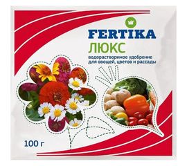 Удобрение для овощей, цветов и рассады Fertika Люкс 100 г 4620005610194 