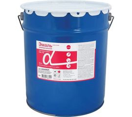 Универсальная эмаль Krafor Альфа ПФ-115 белая 20 кг 1 30776 