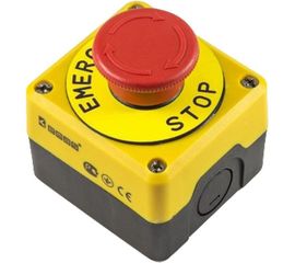 Пульт управления Emas с табличкой аварийной кнопки, 250В, 4А. P1EC400E40K 