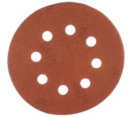 Круг шлифовальный на велюровой основе (8 отверстий; Р180) GROSSMEISTER 011105180 