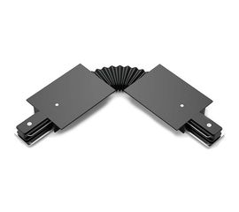 Гибкий коннектор для встраиваемых трековых шинопроводов GAUSS черный 1/50 TR141 