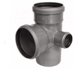 Крестовина Flextron двухплоскостная, правая для канализации 110х110х50/87 SVK-K712587 