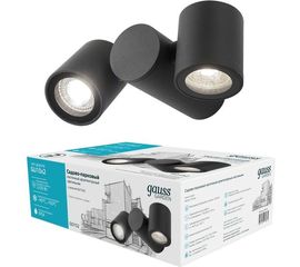 Настенный садово-парковый светильник Gauss Sonata архитектурный, 2xGU10, 221x155x70mm GD152 