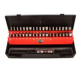 Набор бит-торкс-шестигранник 12-лучевых 42 предмета L-30 75 мм FORCE 4421C 