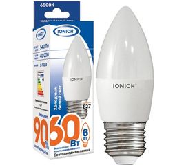Лампа IONICH ILED-SMD2835-C37-6-540-230-6.5-E27 1533 