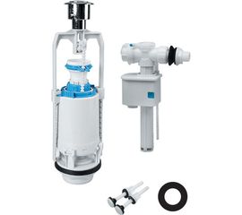 Одноуровневая водосливная арматура боковой подвод Тип А, круглая резинка IDDIS F012400-0005 