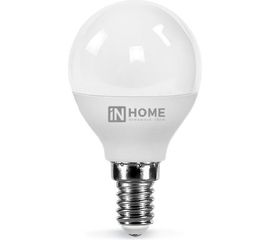 Светодиодная лампа IN HOME LED-ШАР-VC 4Вт 230В Е14 6500К 360Лм 4690612030555 