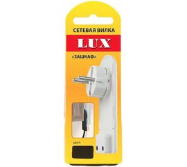 Угловая вилка за шкаф LUX ВР50, белая, 230В, 16А 4606400614517 