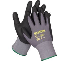 Нейлоновые перчатки Kraftool EXPERT 15 класс, вспененное нитриловое покрытие, M 11285-M 