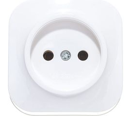 Одноместная розетка IONICH б/з, о/у, 16А, 220В, белая еврослот 1415 