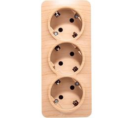 Розетка IONICH 3-ая с/з сосна 1440 