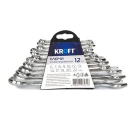 Набор комбинированных ключей KROFT CS 12 предметов 210012 