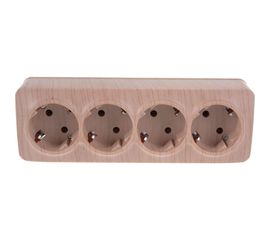 Розетка IONICH 4-ая с/з сосна 1457 