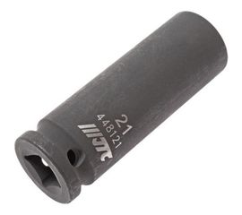 Торцевая ударная головка 1/2 х 21 мм, длина 82 мм, глубокая, тонкостенная, 6-гранная JTC 448121 