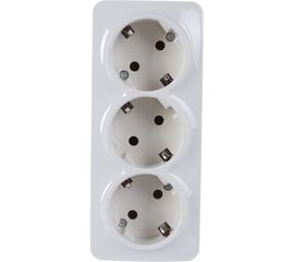 Трохместная розетка IONICH с/з слоновая кость 1429 