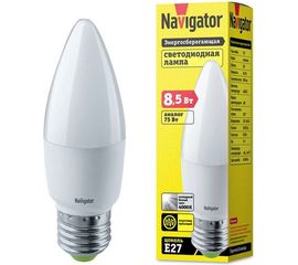 Светодиодная лампа NAVIGATOR 61 328 NLL-C37-8.5-230-4К-E27-FR 61328 476068 