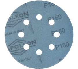 Круг шлифовальный на липучке FILM (5 шт; 125 мм; 8 отверстий; P180) NAPOLEON npf5-125-8-180 