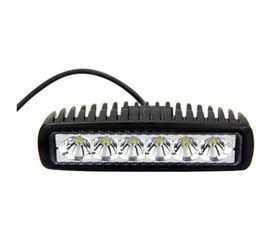 Светодиодная фара SKYWAY OFF ROAD прямоугольная 12V/24V 18W 6000K 6 диодов дальний свет S07201007 